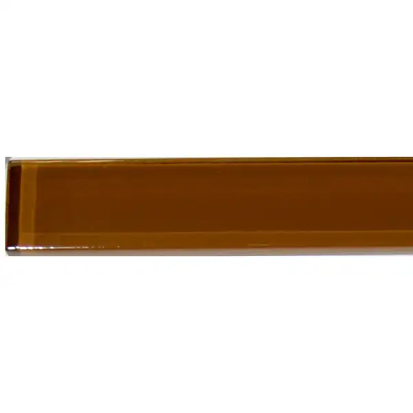 КОТТО КЕРАМІКА Фриз скляний GF 6014 brown whiite 25x600 Кераміка Лео УКРАЇНА (GF 60014)