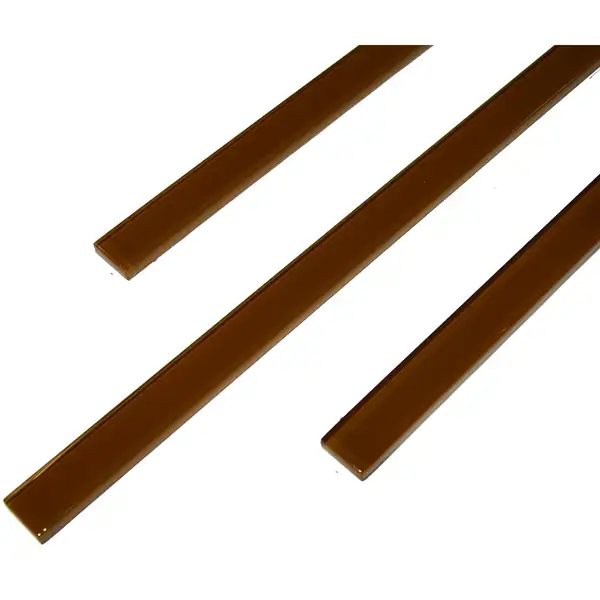 КОТТО КЕРАМІКА Фриз скляний GF 9014 brown white 25х900 Кераміка Лео (GF 90014)