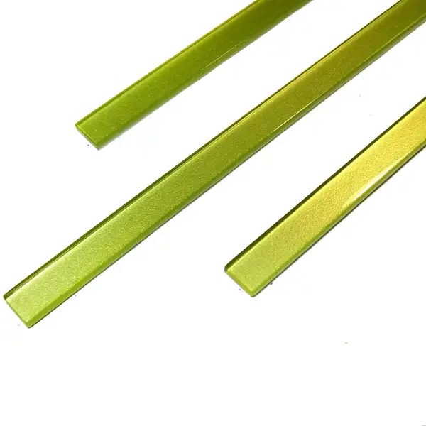 КОТТО КЕРАМІКА Фриз скляний GF 9027 lime silver 25х900 Кераміка Лео (GF 90027)