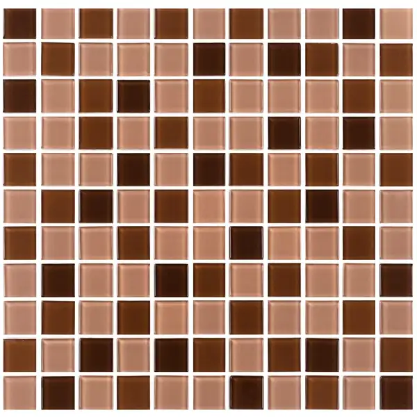 КОТТО КЕРАМІКА Мозаїка GM 4014 C3 Brown d/Brown m/Brown w 30х30 Кераміка Лео , Україна (GM 425014)