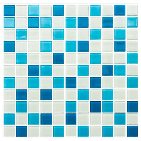 Мозаїка GM 4019 C3 Blue D-Blue M-White 300x300x4 Котто Кераміка (GM 425019)