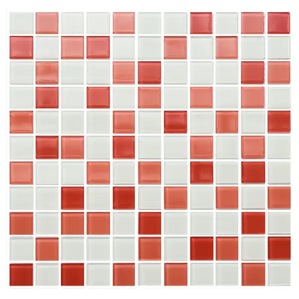 КОТТО КЕРАМІКА Мозаїка GM 4028 C3 pink d/pink w/white 30x30 Кераміка Лео , Україна (GM 425028)