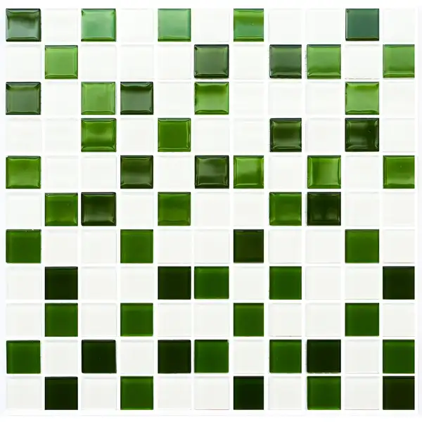 Мозаїка GM 4030 C3 Green D-Green M-White 300x300x4 Котто Кераміка (GM 425030)
