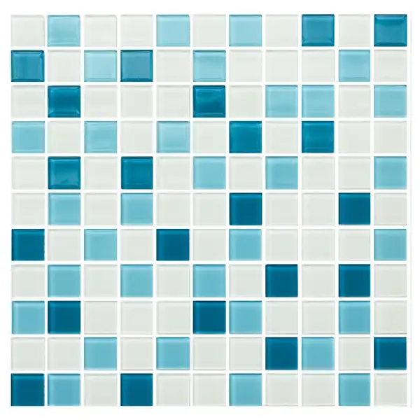 Мозаїка GM 4039 C3 Cerulean M-Cerulean W-White 300x300x4 Котто Кераміка (GM 425039)