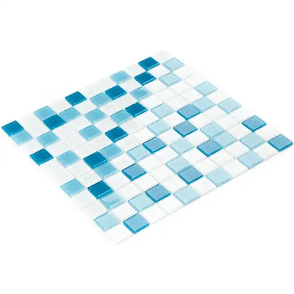 Мозаїка GM 4039 C3 Cerulean M-Cerulean W-White 300x300x4 Котто Кераміка (GM 425039)