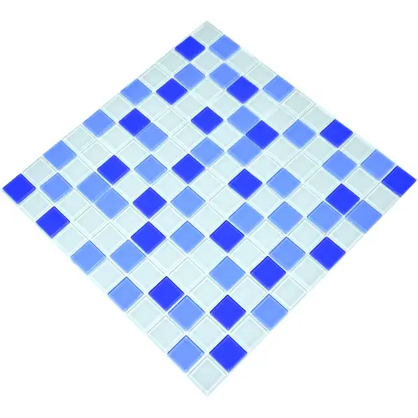 КОТТО КЕРАМІКА Мозаїка GM 4040 C3 cobalt m/cobalt w/white 30x30 Кераміка Лео , Україна (GM 425040)