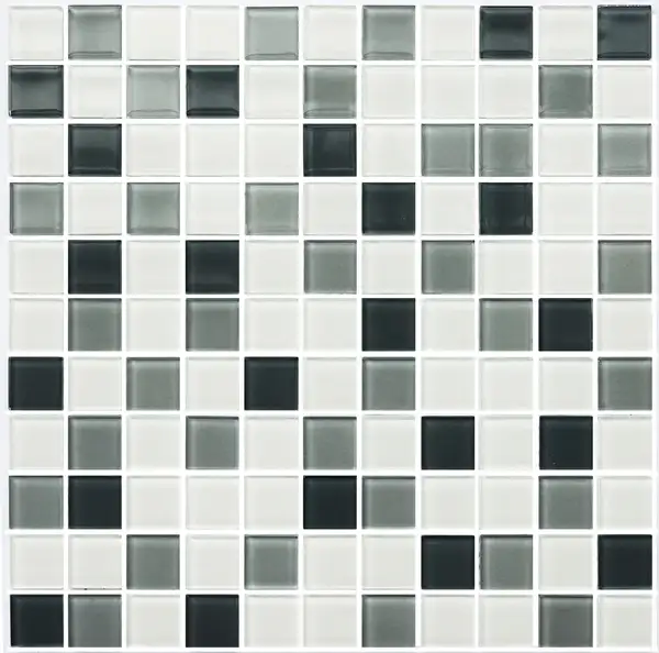 Мозаїка GM 4043 C3 Steel D-Steel M-White 300x300x4 Котто Кераміка (GM 425043)