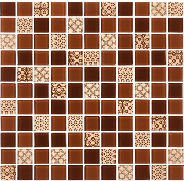 Мозаїка GM 4054 C3 Brown D-Brown M-Structure 300x300x4 Котто Кераміка (GM 425054)