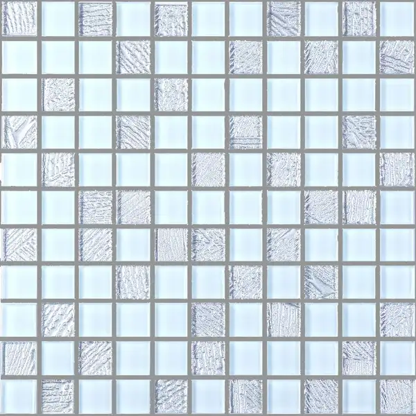 Мозаїка GM 8015 C2 Silver S5-White 300x300x8 Котто Кераміка (GM 825015)