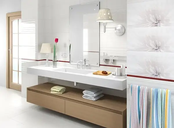 OPOCZNO Декор Avangarde White Flower 29,7x60 код 7414 Опочно (TDZZ1032142405)