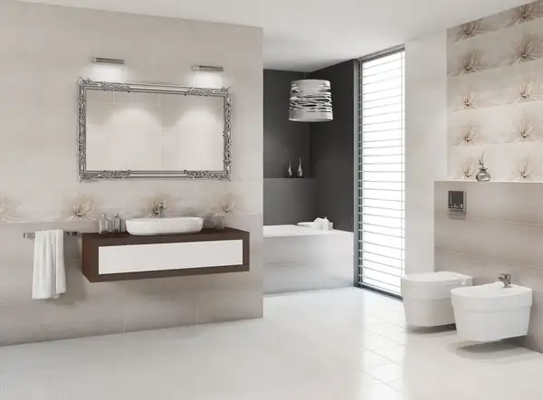 OPOCZNO Декор Avangarde White Flower 29,7x60 код 7414 Опочно (TDZZ1032142405)