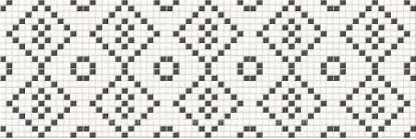 OPOCZNO Декор Black & White Mosaic 25x75 код 2811 Опочно (TDZZ1212421721)