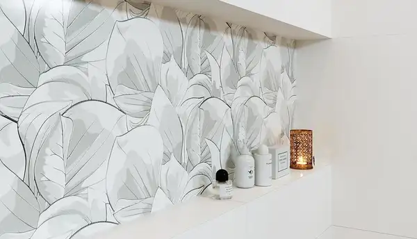 OPOCZNO Декор Flower Cemento White 24x74 код 2950 Опочно (TDZZ1225475115)