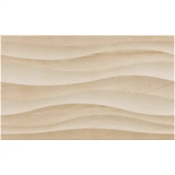 Pamesa Ceramica Декор настенный Pamesa Ceamica At. Santorini Ondas Crema 33,3 х 55 см 316188