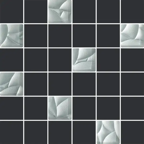 Мозаїка різана Esten Silver /Grafit (4,8x4,8) 29,8x29,8 код 6556 Ceramika Paradyz (M-C-298X298-1-ESTN.ITMXPF)