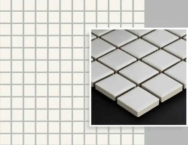Мозаїка пресована Albir Bianco (2,3x2,3) 29,8x29,8 код 8712 Ceramika Paradyz (M-P-298X298-1-ALBI.BI---2)