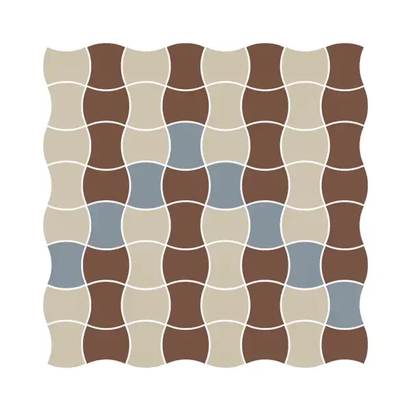 Мозаїка Modernizm Bianco Mix B 308,6x308,6x6 Paradyz (M-P-309X309-1-MODM.BIMXB)
