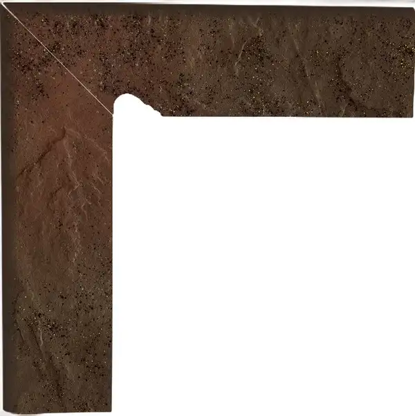 Цоколь Semir Brown Лівий 2 ел 8,1x30 код 5472 Ceramika Paradyz (Z---081X300-1-SEMI.BRLE-C)