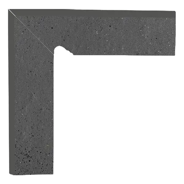 Цоколь Semir Grafit Лівий 2 ел 8,1x30 код 5441 Ceramika Paradyz (Z---081X300-1-SEMI.GTLE-C)