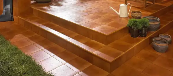 Сходинка з капіносом пряма Aquarius Beige 30x33 код 0427 Ceramika Paradyz (Z---300X330-1-AQUS.BEKP)