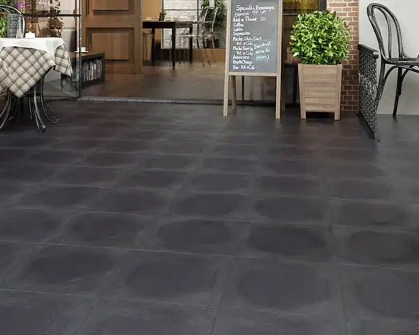 Сходинка з капіносом пряма Bazalto Grafit 30x33 код 7129 Ceramika Paradyz (Z---300X330-1-BAZA.GTKP)