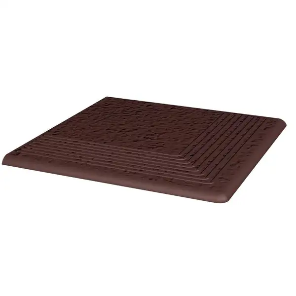 Сходинка кутова Natural Brown STR 30x30 код 4689 Ceramika Paradyz (ZD--300X300-1-NATU.BRSN-S)