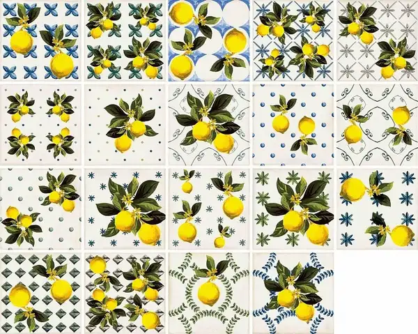 Декор CSAGIMXL20 Vita Giardino Bianco Mix Luc 200x200x10 Sant'agostino