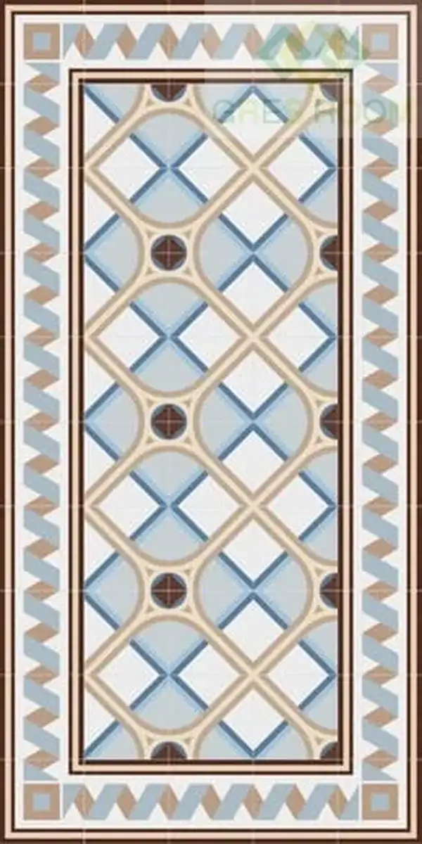 Декор 1900 Florentina-3 Celeste 200x200x8 Vives (11M0)