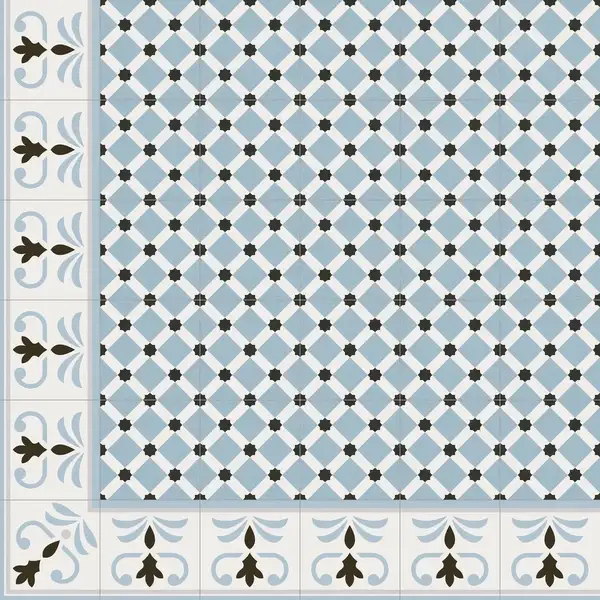 Декор 1900 Valvanera-3 Celeste 200x200x8 Vives (11M2)