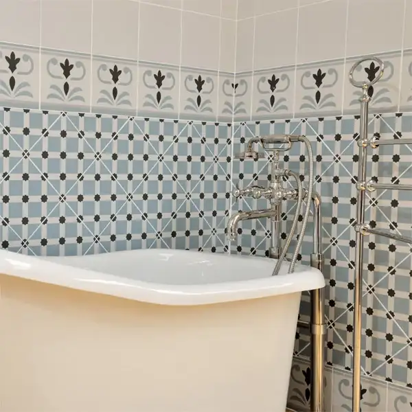 Декор 1900 Valvanera-3 Celeste 200x200x8 Vives (11M2)