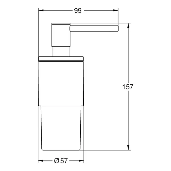 Дозатор для рідкого мила Grohe Atrio (40306003)