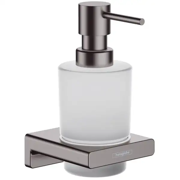 Дозатор рідкого мила, підвісний Hansgrohe AddStoris, Brushed Black (41745340)