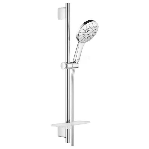 Душевой гарнитур Grohe Grohe Rainshower Smartactive 130 (цвет - хром), 3 вида струи (26546000) фото 1 Aquada.com.ua