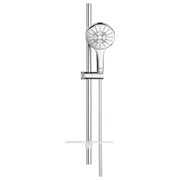 Душевой гарнитур Grohe Grohe Rainshower Smartactive 130 (цвет - хром), 3 вида струи (26546000) фото 2 Aquada.com.ua