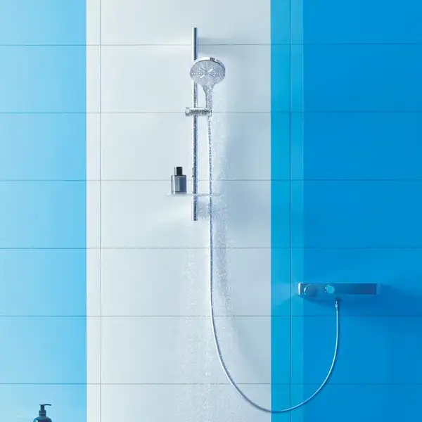 Душевой гарнитур Grohe Grohe Rainshower Smartactive 130 (цвет - хром), 3 вида струи (26546000) фото 15 Aquada.com.ua