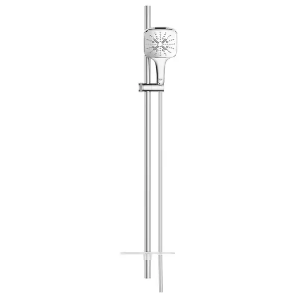 Душевой гарнитур Grohe Rainshower Smartactive 130 Cube (цвет - хром), 3 вида струи (26586000) фото 2 Aquada.com.ua