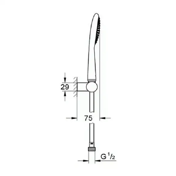 Душевой гарнитур Grohe Rainshower (цвет - хром) (27346000) фото 2 Aquada.com.ua