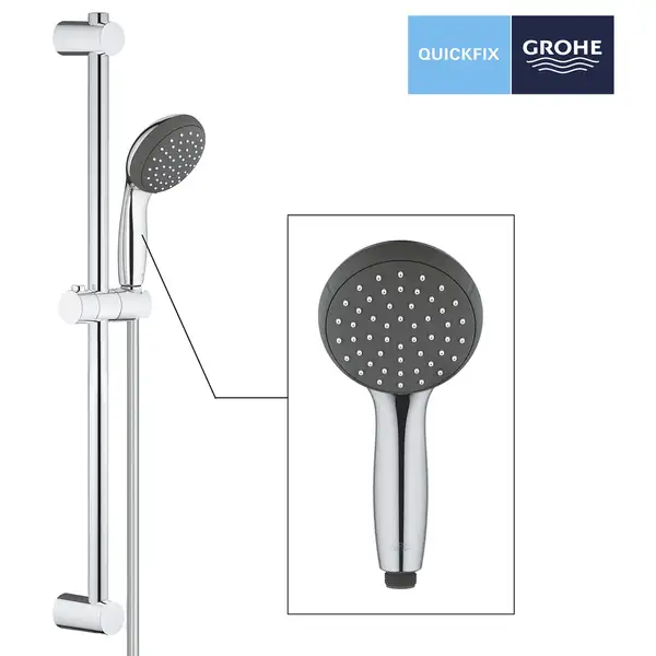 Душовий гарнітур, 1 режим струменя Grohe Vitalio Start 100 27942000