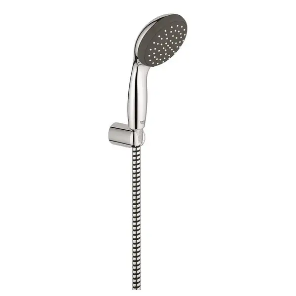 Душевой гарнитур Grohe Vitalio Start 100 (хром/серый), 1 вид струи (27944000) фото 1 Aquada.com.ua
