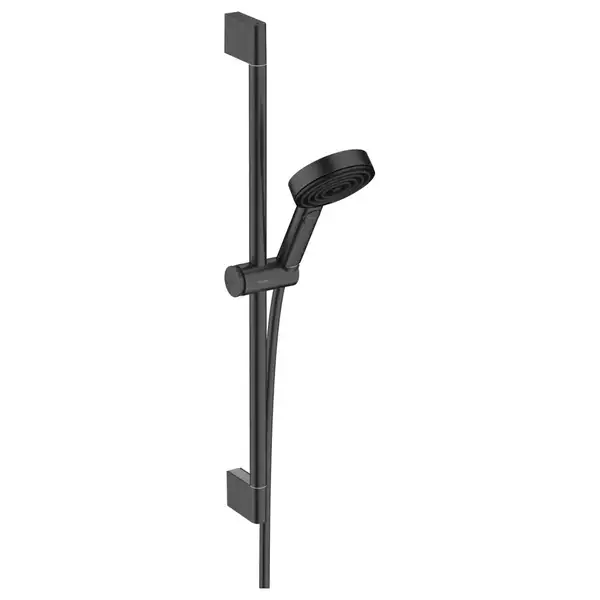 Душевой гарнитур Hansgrohe Pulsify (цвет - чёрный матовый), 3 вида струи Relaxation (24160670) фото 1 Aquada.com.ua