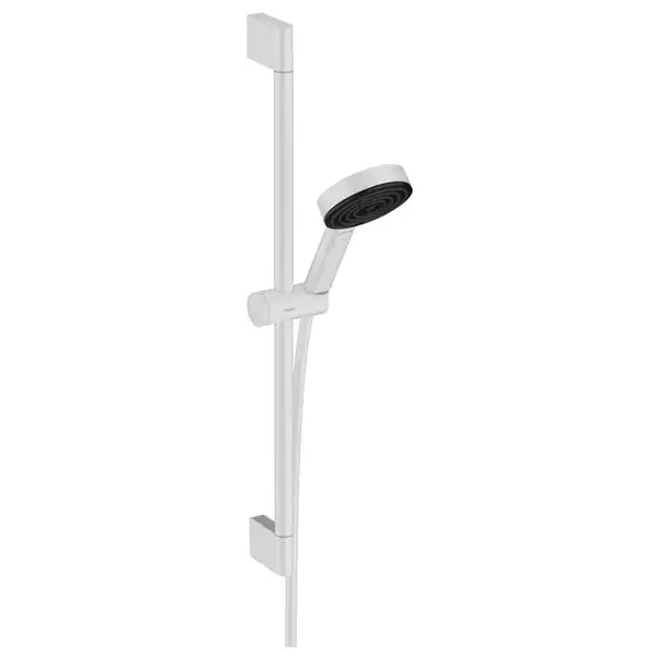 Душевой гарнитур Hansgrohe Pulsify (цвет - белый матовый), 3 вида струи Relaxation (24160700) фото 1 Aquada.com.ua