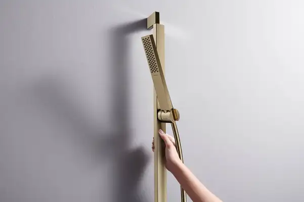 Штанга для душу 65 см Hansgrohe Pulsify E БЕЗ ЛІЙКИ (колір - шліфована бронза) 24404140