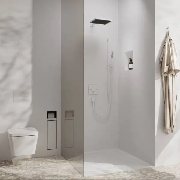 HANSGROHE Pulsify S Штанга для душа, черный матовый (24405670)