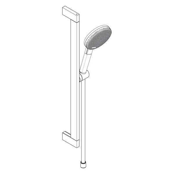 Hansgrohe Raindance Alive Select S Ecosmart Душевой гарнитур, черный хром (24600340)