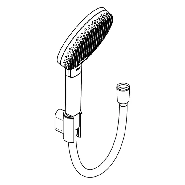 Hansgrohe Raindance Alive Select S Душевой гарнитур, черный (24611670)