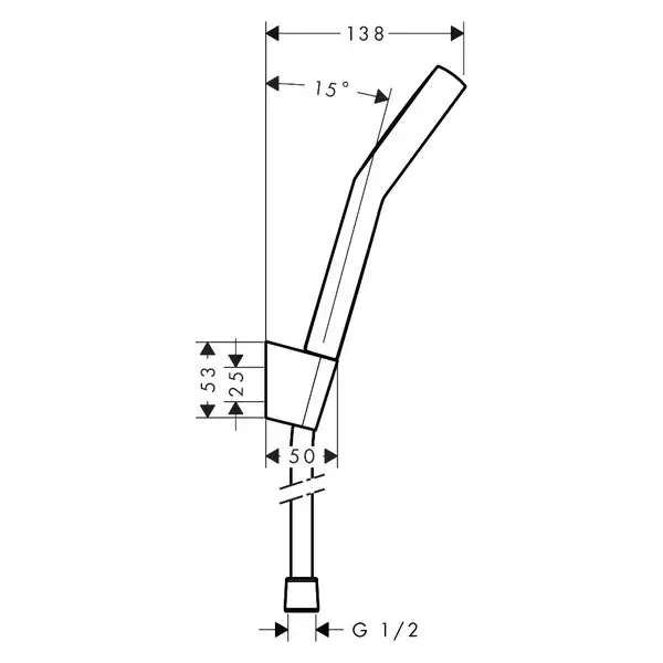 Hansgrohe Activera Select S 2Jet Душевой гарнитур, хром (28052000)