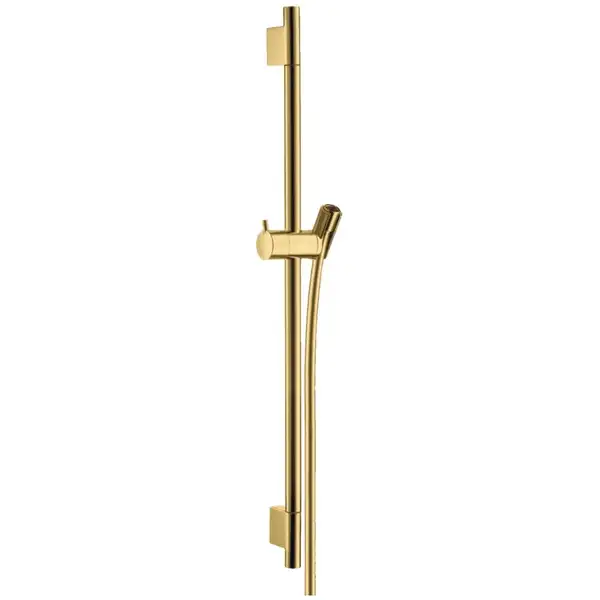 Душова стійка Hansgrohe Unica S Pura 65 см зі шлангом 160 см, Polished Gold Optic (28632990)