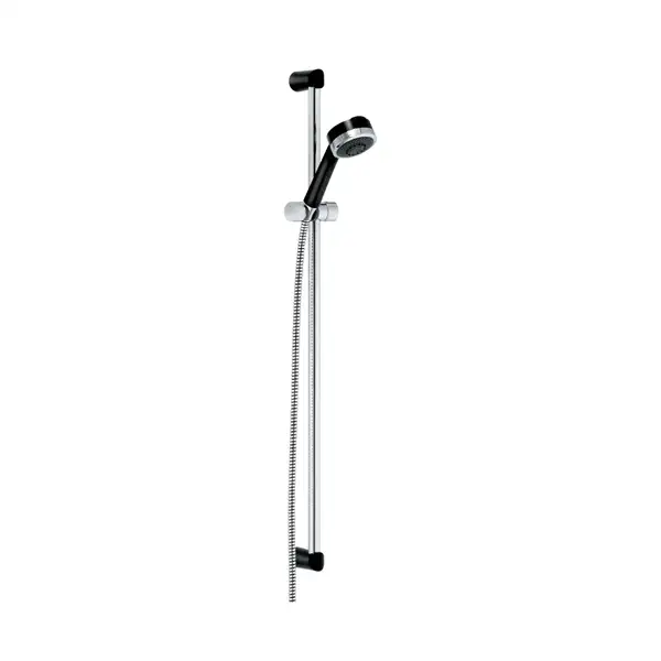 Душовий гарнітур ZENTA 3S 90мм чорний/хром 6084086-00, KLUDI (6084086-00)