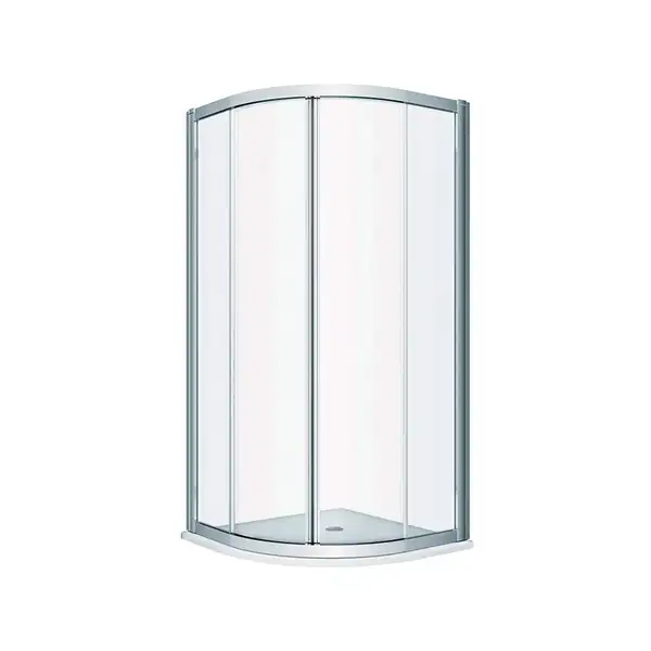 Geberit Geo Душевая кабина 90х90, серебро, прозрачная (560.121.00.2)