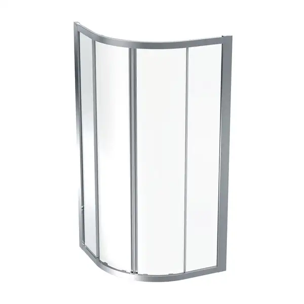 Geberit Geo Душевая кабина 90х90, серебро, прозрачная (560.121.00.2)